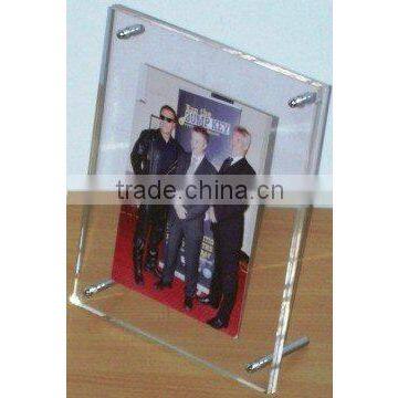 Clear Acrylic Counter Desktop Photo Frames/ picture frames