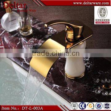 Waterfall basin tap, basin faucet, ceramic basin mixer with upc, Single handle led waterfall faucet