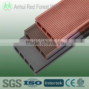 Eco friendly outside wpc decking board with grooves