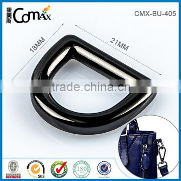 Wholesale zinc alloy black metal handbag d ring