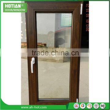 High Quality Double glazing PVC Swing Sash Window Upvc Single Casement Window