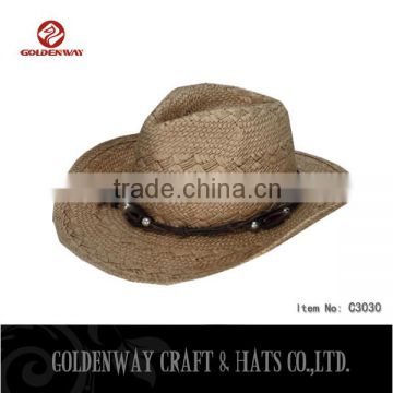 supplier recycled paper straw man made cowboy hats