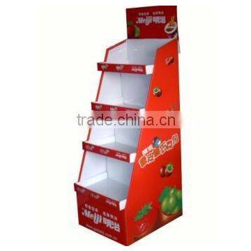 Retail store wall mounting paper promotion display stand