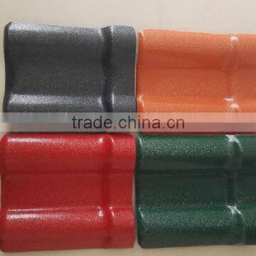 Spanish style plastic construction material synthetic resin roof tiles