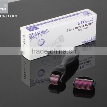 GTO factory directly sale micro-needle massager derma roller 1080 600 beauty roller micro needle roller