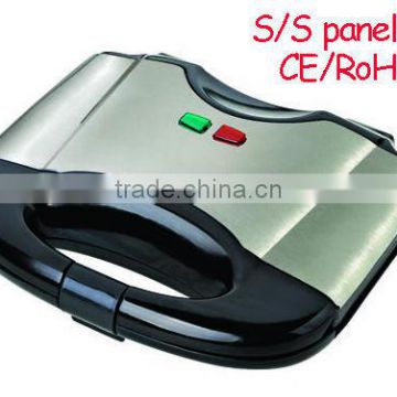 CE approval portable S/S grill sandwich maker,waffle maker