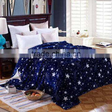 High Quality Flannel Blanket Star Man Adult Winter Autumn Thick Warm Soft Coral Fleece Blankets On The Bed