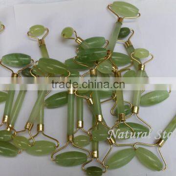 DHL Free Shipping Woman Handheld Face Care Products Natural Jade Massager Roller photo-4