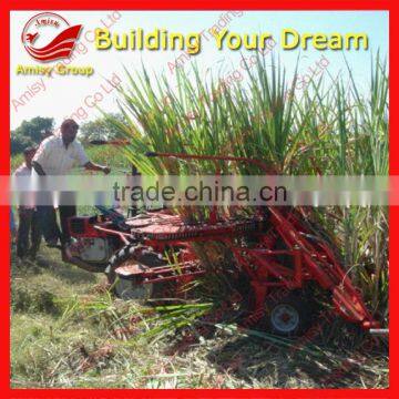 AMISY Hot sale in India low price small sugarcane harvester/sugarcane cutting machine