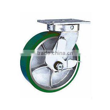 Heavy Duty American Scaffolding Caster Wheel (cast iron core PU wheel)