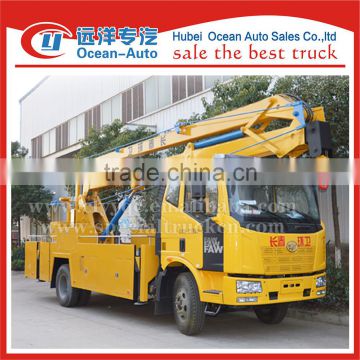 Horsepower 189hp 20m FAW high operation working truck