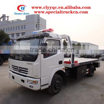 DFAC 4X2 dlk flat wrecker towing truck for sale