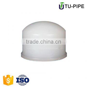 pvdf pipe fitting end cap socket fusion connection