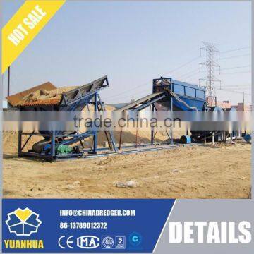 Sand sieving and washing machine