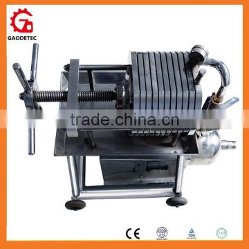 Hot selling stainless steel frame oil filter machine used in Canada