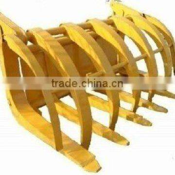 Hay loader for wheel loader