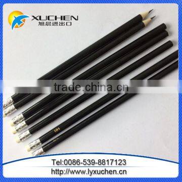 Yellow Color Student HB Wooden Pencils With Eraser photo-6