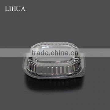 PS Black Base BOPS Clear Lid Plastic Take Out Food Container Box for Sushi,Salad,Fruit,Vegetable,Dessert,Cold Dish Packaging photo-3