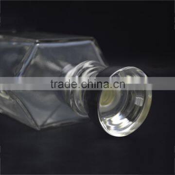 Factory price for square vodka glass bottles