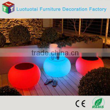 luminous bar stool ,plastic ,table and chairs with light