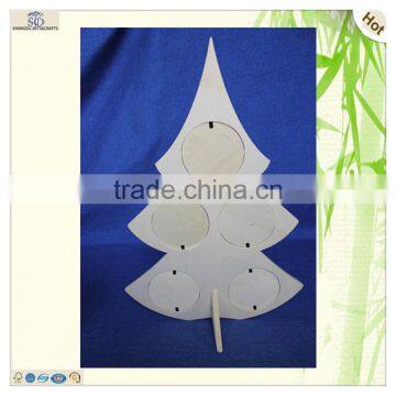 Laser Cutting Christmas Tree Shaped Craft Wooden Photo Frame photo-3