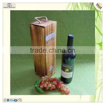 Sell Antique Decorative Pine Wooden 1 Bottle Wine Box photo-6