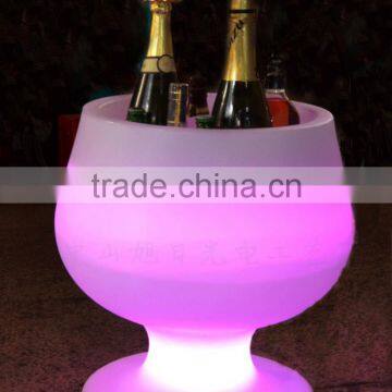 2016 Sigma new design large led illuminated plastic wine ice bucket