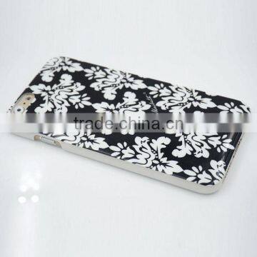 Custom classical flower printed protective case,IMD phone case for iPhone6