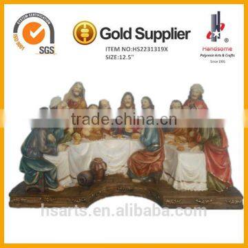 12.5" Hot Sale Last Supper Sculpture Arts and Crafts photo-2