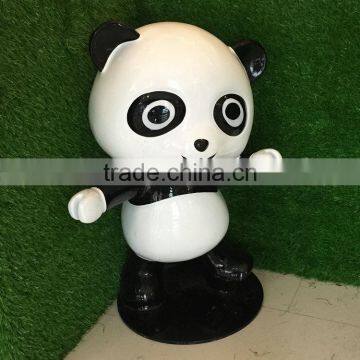 FRP panda sculpture