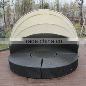 Top Sale Round Rattan Daybed Indoor Daybed photo-5