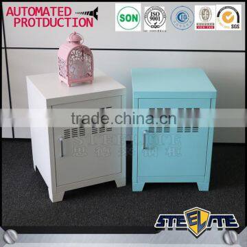 Single Door Steel Cupboard Price Metal Bedside Cabinet photo-2