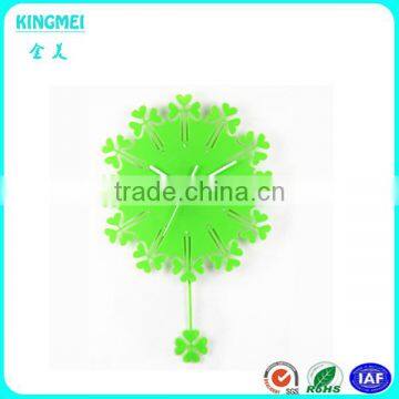 Custom Made Blue Cartoon Shaped Acrylic Wall Clock photo-2