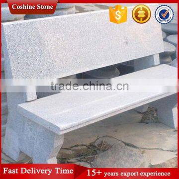 Grey Granite Outdoor Stone Chair Park Bench Garden Chair