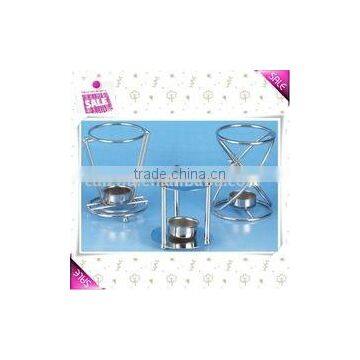 Metal Wire Candle Holder Shelf Rack photo-6