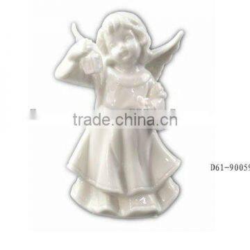 Porcelain angel decoration