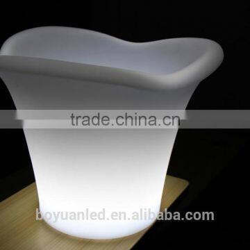 RGB Color Changing Illuminated Plastic Ice Bucket Led Lighting Flower Pots photo-3