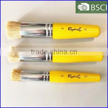 JDSJ-B343 soft bristle painting artist brush with wooden handle