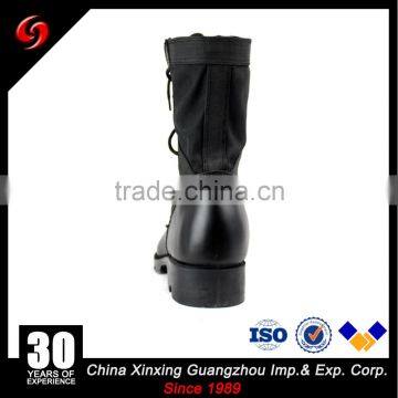 Saudi Arabia Army Genuine Leather With Polyester Oxford Jungle Military Boots photo-4
