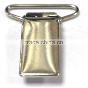 Rectange Face Metal Suspender Clip With Plastic Teeth Inside for Garment, 1 Inch High Quality Fashion Metal Clip photo-6