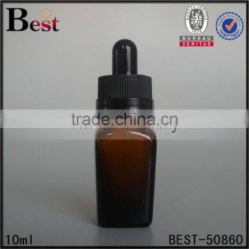 Wholesale 15ml 30ml Empty Perfume Essential Oil Amber Square Glass Dropper Bottle Plastic Children Proof Cap Cosmetic Packaging photo-5