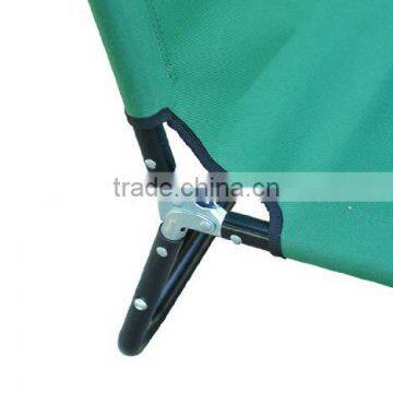 Folding 18x1.0mm Steel Frame Beach Sunbed Camping Cot photo-3