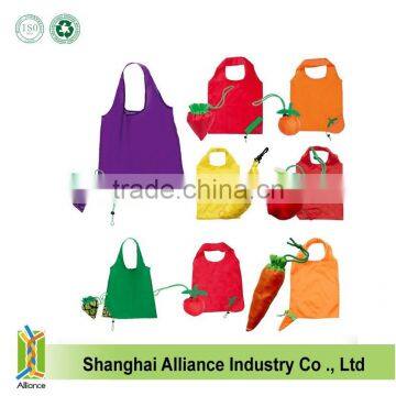 Wholesale fruit shape nylon foldable shopping bag/Promotional foldable shopping bag