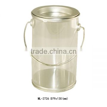 Metal tin bucket with PVC body