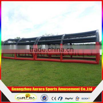 Outdoor large inflatable batting cage with customized size and logo