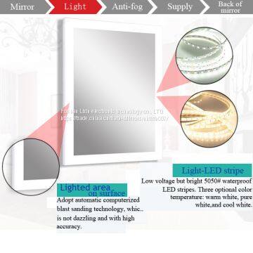 LED Light up Mirrors , Backit Mirrors With Heating Pad for Anti Fog photo-3