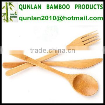 Natural Bamboo Knife Fork Spoon