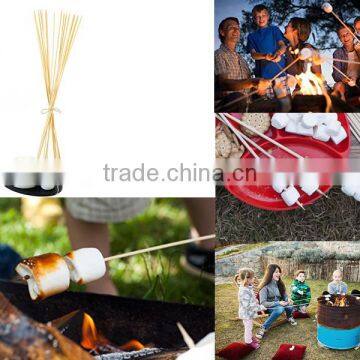 Premium Bamboo Marshmallow Smores Roasting Sticks 30 Inch 5mm Thick Extra Long Heavy Duty Wooden Skewers, 100 Pieces. photo-4