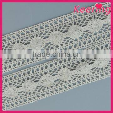 Hot sale cotton lace fabric WLCB-004