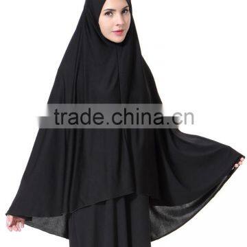Wholesale Long Plain Solid Color Scarf Factory Muslim Fashion Hijab photo-4